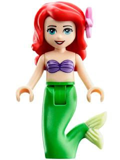 LEGO Minifigure-Ariel Mermaid - Flower in Hair-Disney Princess-DP014-Creative Brick Builders